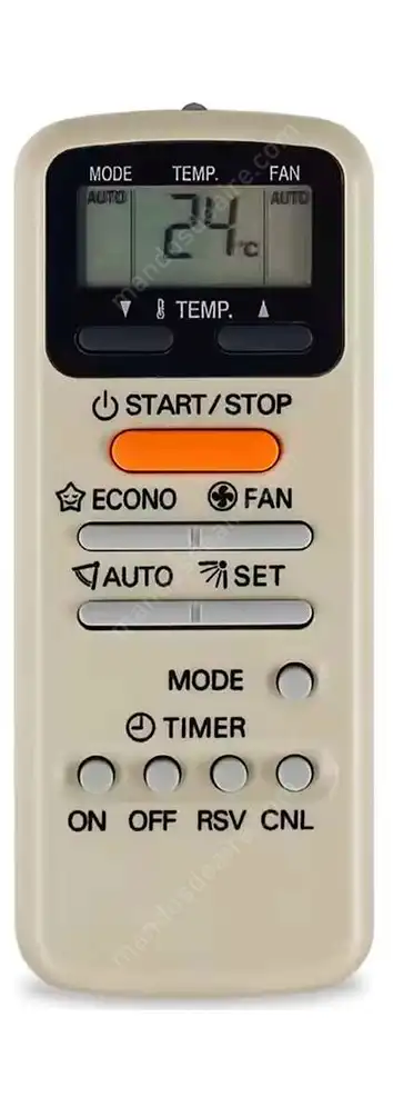 Mando a distancia TOSHIBA WC-E1NE