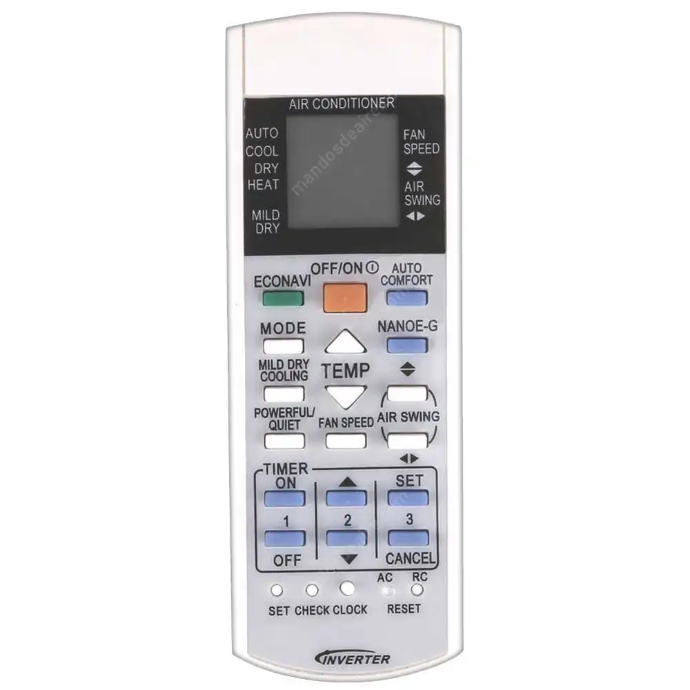 PANASONICCWA75C3887Mandoadistanciasustitutodeloriginalparaaireacondicionado